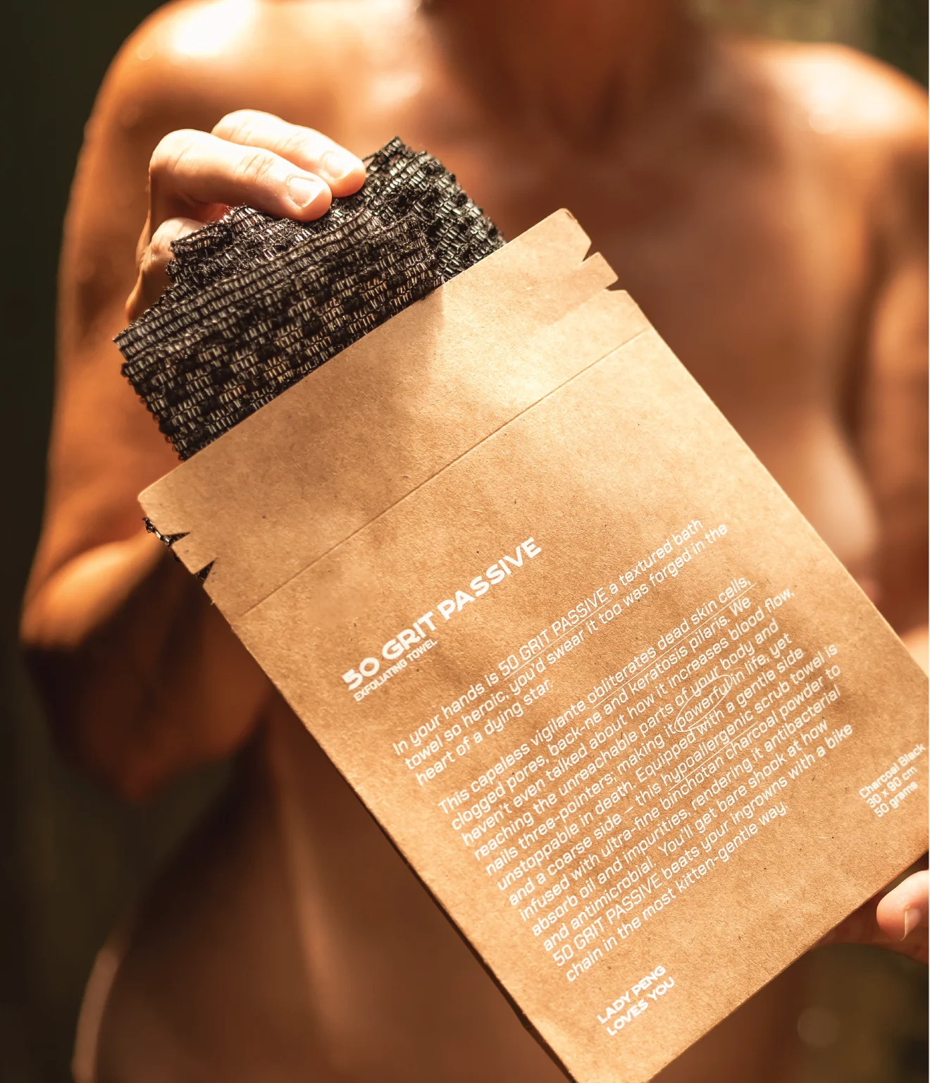 50 Grit Exfoliating Towel